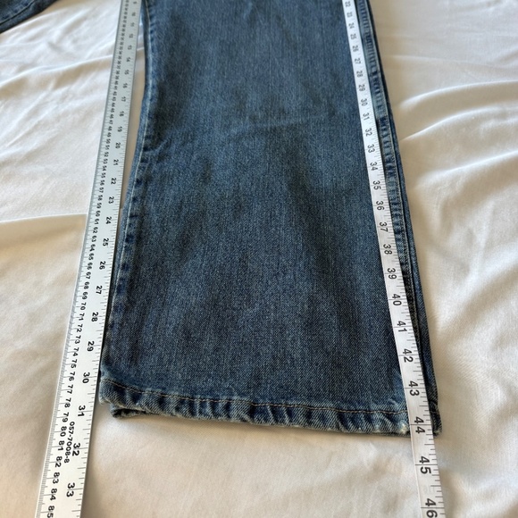 Wrangler Rugged Wear 44x32 Men's Cowboy Blue Jeans Standard Wash Size Workwear - Picture 11 of 14